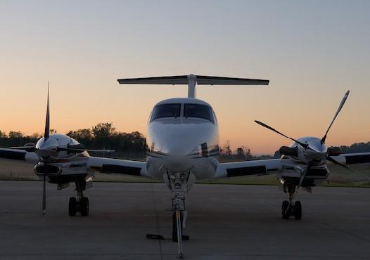 Airplane on the runway