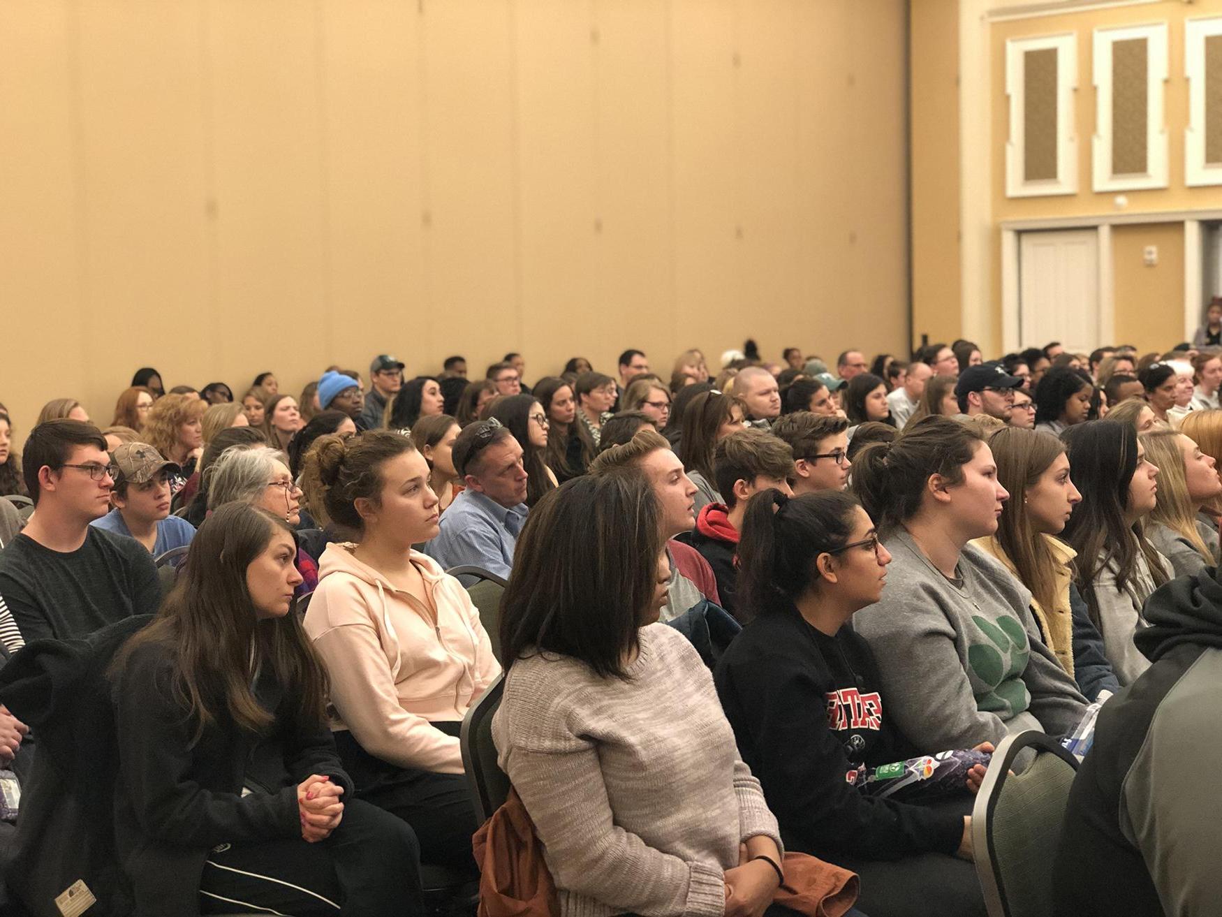 Turn out at the Holocaust Remembrance program in 2018