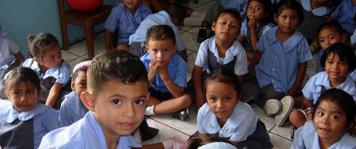 children in classroom