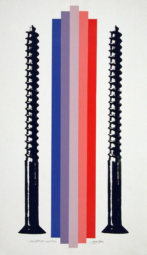 Untitled, c. 1974年，迈克尔·罗森斯坦(英国人，1908-1993)，丝印平版，KMA 75.071.I5